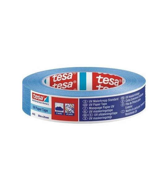 Tesa Nastro Carta Esterni Blu 4435 Tesa Mm 25 Ml 50