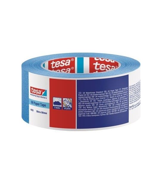 Tesa Nastro Carta Esterni Blu 4435 Tesa Mm 50 Ml 50