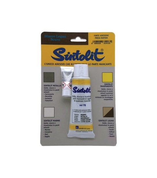 Bandini Stucco Legno Fai Da Te Self Sintolit Scuro Ml 75