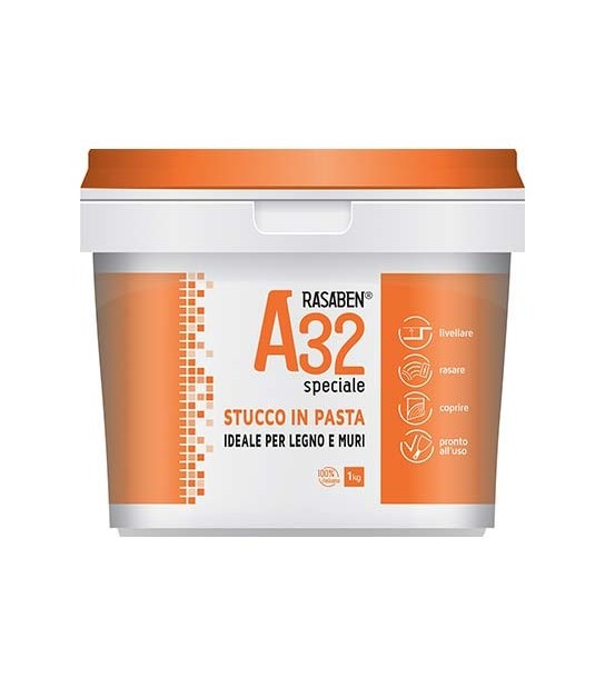 K2 Stucco Pasta Legno Muro A32 K2 Rasaben Kg 1