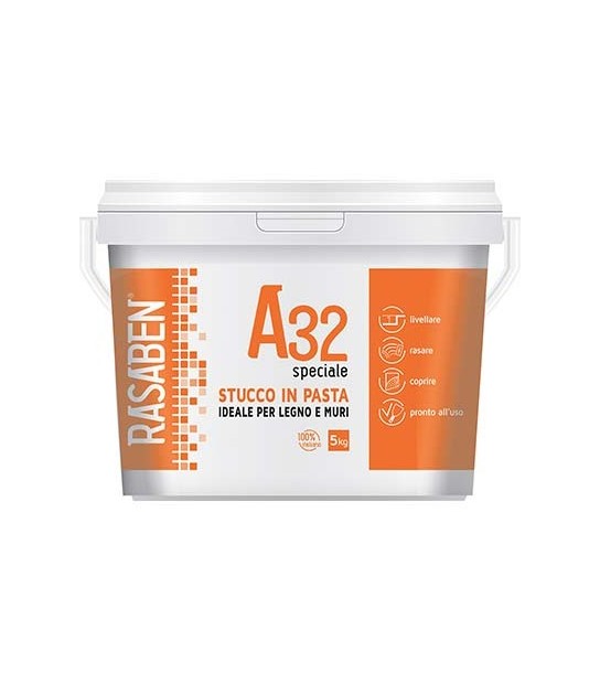 K2 Stucco Pasta Legno Muro A32 K2 Rasaben Kg 5