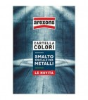 Arexons Cartella Colori Vernice Spray Metalli Arexons