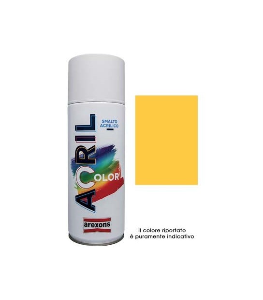 Arexons Smalto Spray Acril Color Arexons Giallo Traffico Ral 1023 Ml 400