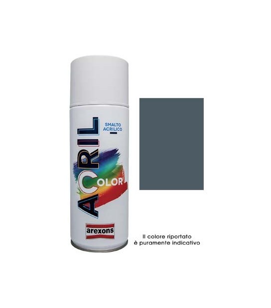 Arexons Smalto Spray Acril Color Arexons Grigio Grafite Ral 7024 Ml 400