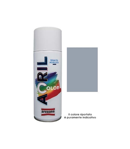 Arexons Smalto Spray Acril Color Arexons Grigio Finestra Ral 7040 Ml 400