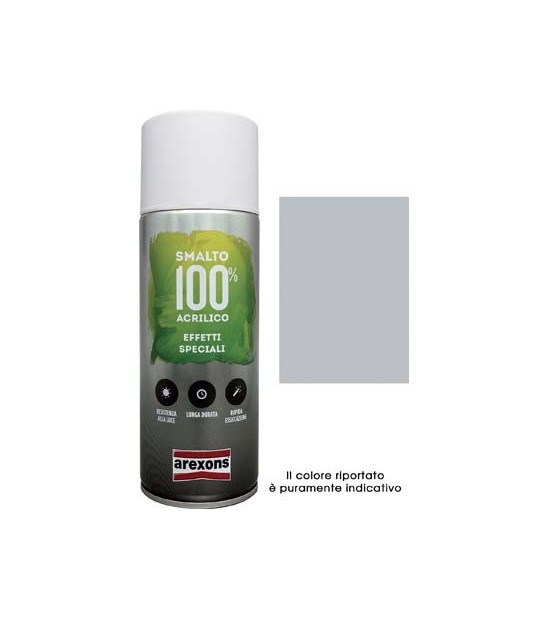 Arexons Smalto Spray 100% Acrilico Metallizzante Arexons Cromo Specchiante Ml 400
