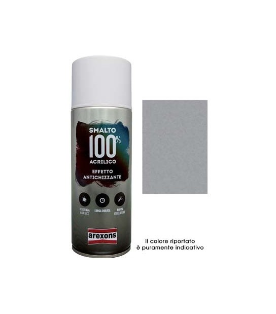 Arexons Smalto Spray 100% Acrilico Antichizzante Arexons Antracite Ml 400