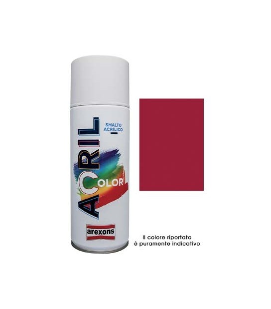 Arexons Smalto Spray Acril Color Arexons Rosso Rubino Ral 3003 Ml 400