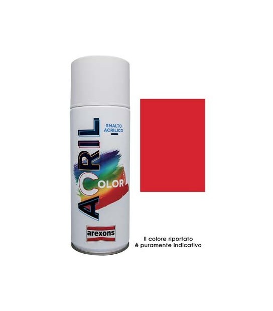 Arexons Smalto Spray Acril Color Arexons Rosso Traffico Ral 3020 Ml 400