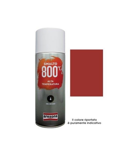 Arexons Smalto Spray 100% Acrilico Alte Temperat Arexons Rosso Ml 400