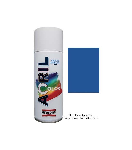 Arexons Smalto Spray Acril Color Arexons Blu Genziana Ral 5010 Ml 400