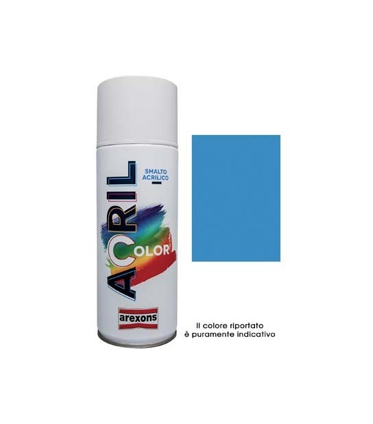 Arexons Smalto Spray Acril Color Arexons Blu Chiaro Ral 5012 Ml 400