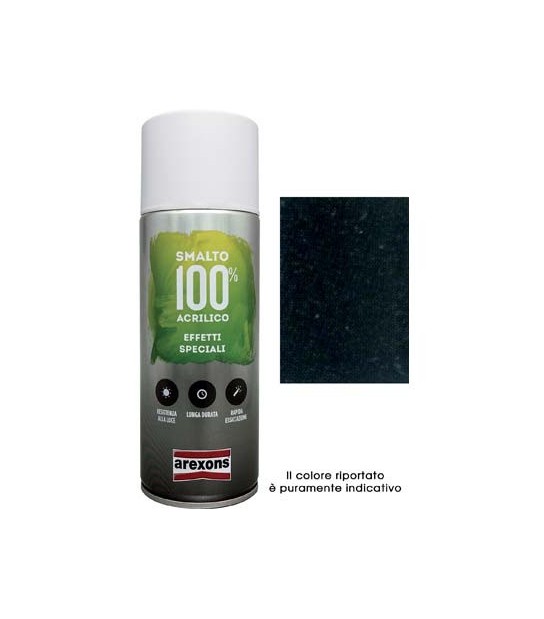 Arexons Smalto Spray 100% Acrilico Diamantato Arexons Nero Ml 400