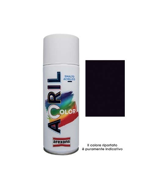 Arexons Smalto Spray Acril Color Arexons Nero Opaco Ml 400