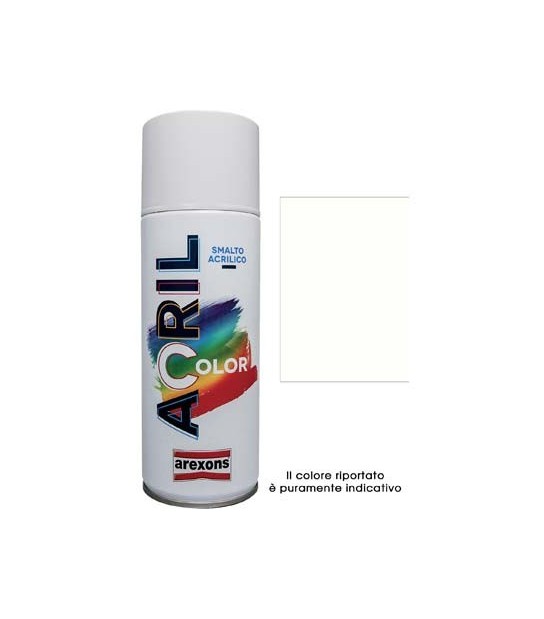 Arexons Smalto Spray Acril Color Arexons Bianco Perla Ral 1013 Ml 400