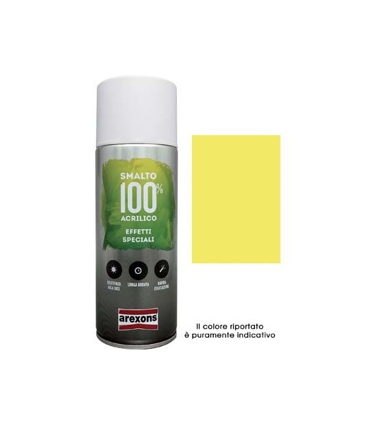Arexons Smalto Spray 100% Acrilico Fluorescente Arexons Giallo Ml 400