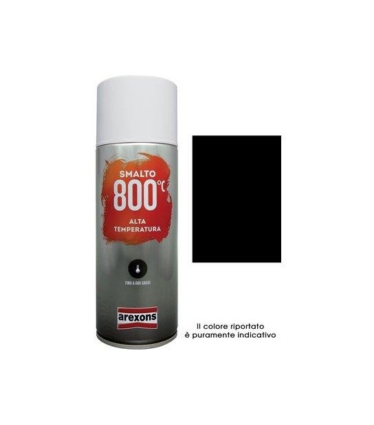 Arexons Smalto Spray 100% Acrilico Alte Temperat Arexons Nero Ml 400