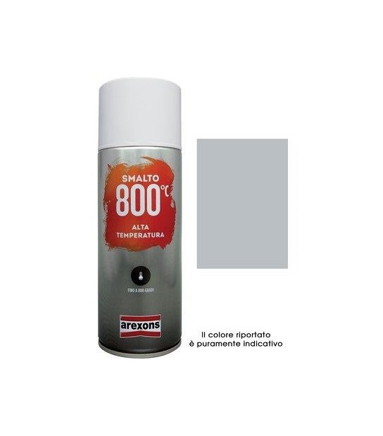 Arexons Smalto Spray 100% Acrilico Alte Temperat Arexons Alluminio Ml 400