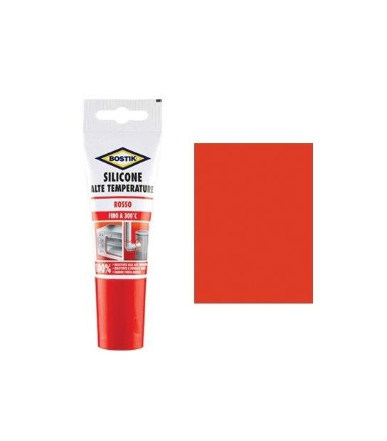Bostik Silicone Alte Temperature In Tubetto Bostik Rosso Ml 60