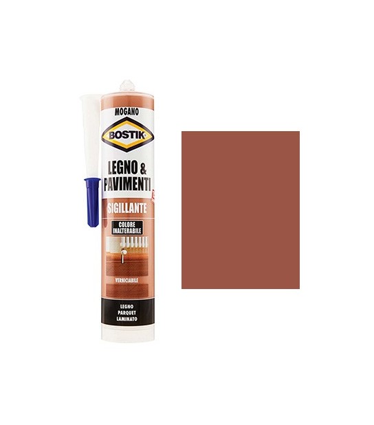 Bostik Silicone Acrilico Legno Pavimenti Bostik Mogano Ml 300