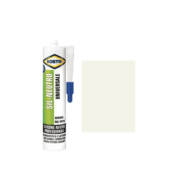 Bostik Silicone Neutro Sil Bostik Avorio Ral 1013 Ml 300