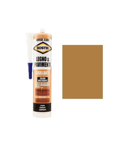 Bostik Silicone Acrilico Legno Pavimenti Bostik Rovere Scuro Ml 300