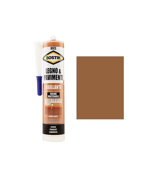 Bostik Silicone Acrilico Legno Pavimenti Bostik Noce Ml 300