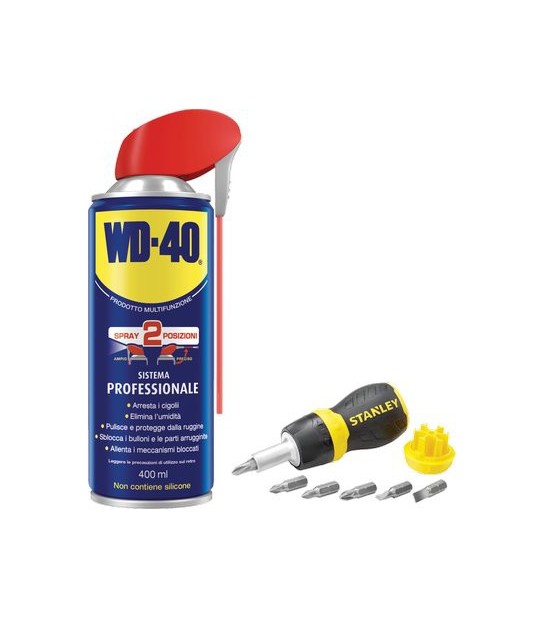 Wd-40 Lubrificante Spray Wd-40 Professionale + Stanley Ml 400