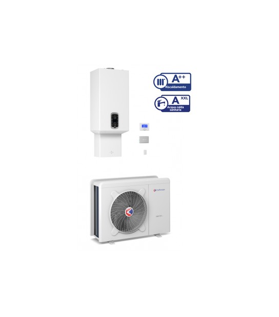 Pompa di Calore Inverter 7 kW Mira Advance Hybrid Link 35/7 con Caldaia a Gas