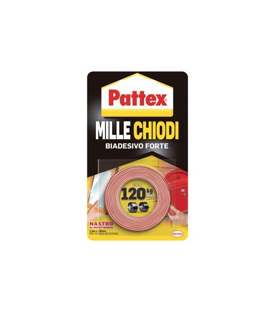 Pattex Pattex Millechiodi Nastro Biadesivo H.Mm 19 Mt 1,5