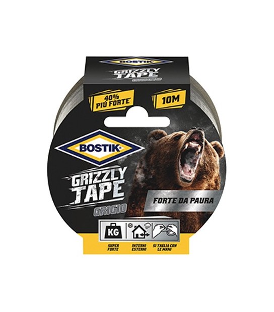 Bostik Nastro Alta Resistenza Grizzly Bostik Grigio Mm 50 Ml 10