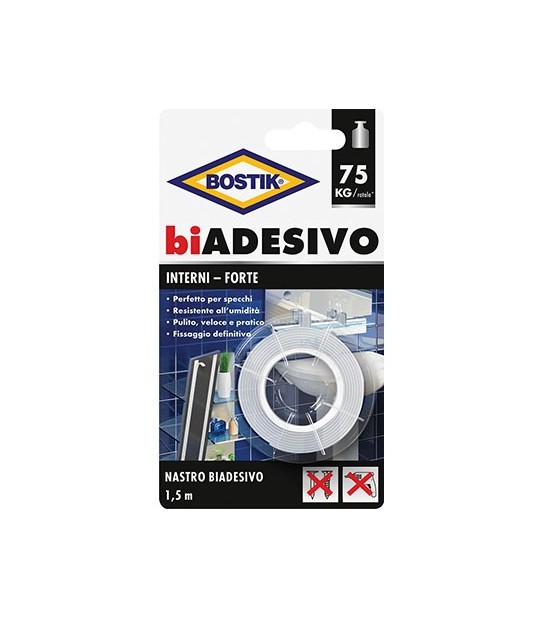 Bostik Nastro Biadesivo Interni Bostik Mm 19 Ml 1,5