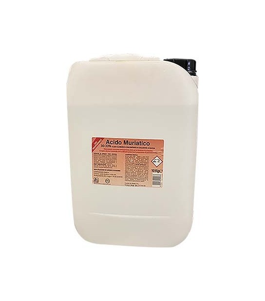 Acido Cloridrico Muriatico 30-33% Kg 10
