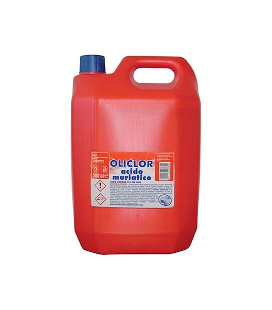 Acido Cloridrico Muriatico 15% Oliclor Lt 5