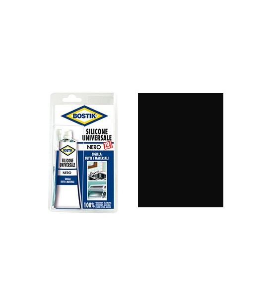 Bostik Silicone Acetico In Tubetto Bostik Nero Ml 60
