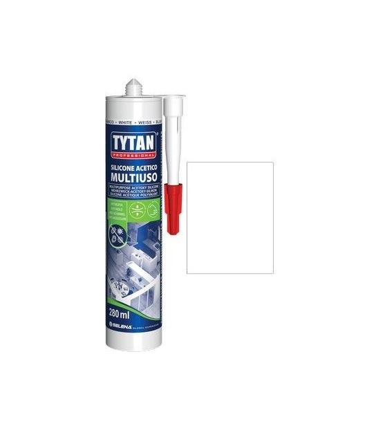 Tytan Silicone Acetico Universale Tytan Bianco Ml 280