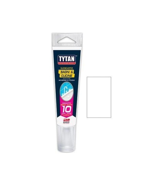 Tytan Silicone Acetico Bagni E Cucine In Tubetto Tytan Bianco Rapido Ml 60