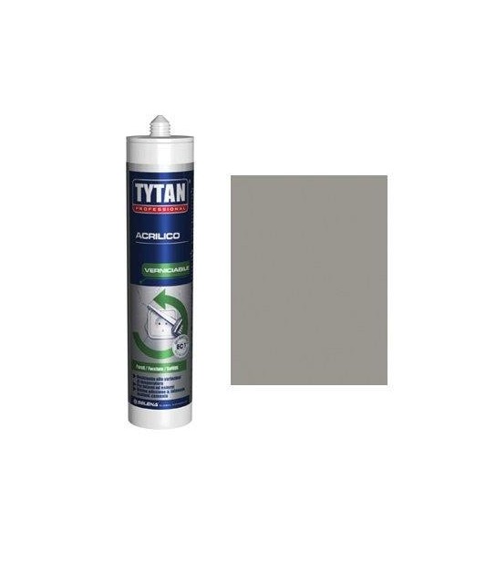 Tytan Silicone Acrilico Tytan Grigio Verniciabile Ml 300