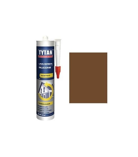 Tytan Silicone Acetico Universale Tytan Marrone Ral 8007 Ml 280