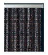 Tendina Pronta Twist Plastica Kristal/Marrone Cm 120 H.Cm 230