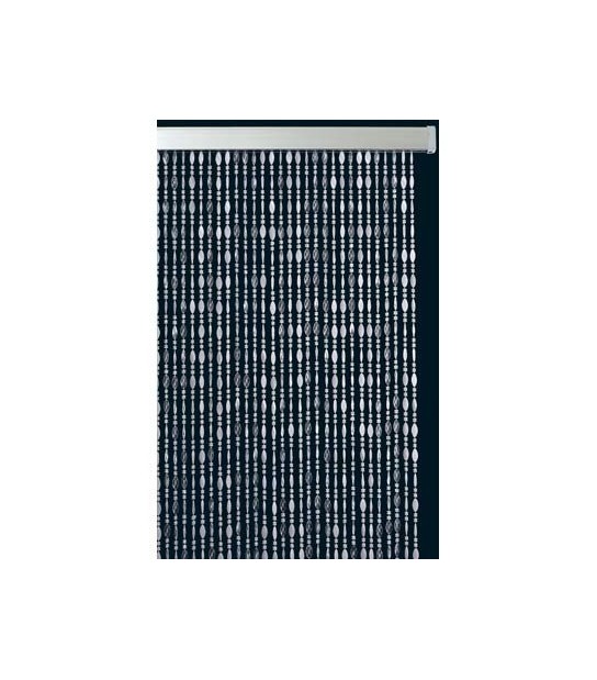 Tendina Pronta Twist Plastica Kristal/Bianco Cm 120 H.Cm 230