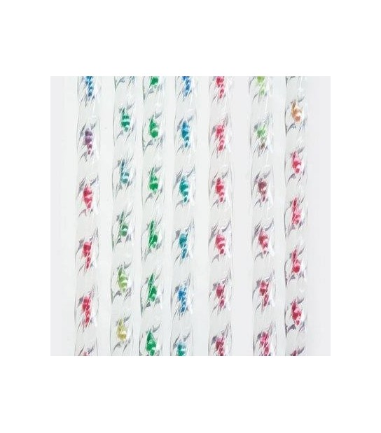 Tendina Pronta Lux 148 Fili Pvc Ritorto 4 Colori Cm 120 H.Cm 240