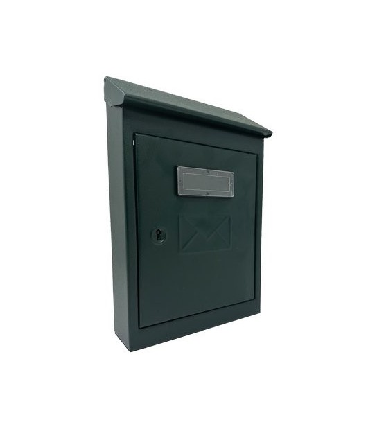 Cassetta Posta Tradizione Egizia Mini Acciaio Vern Verde Mm 175X50 H.Mm 260