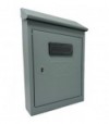 Cassetta Posta Tradizione Egizia Maxi Acciaio Vern Grigio Mm 200X60 H.Mm 300