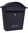 Effe Cassetta Posta Country Effe Acciaio Vern Nero Mm 360X135 H.Mm 370