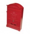 Effe Cassetta Posta Regia Effe Alluminio Pressofuso Rosso Mm 260X90 H.Mm 410