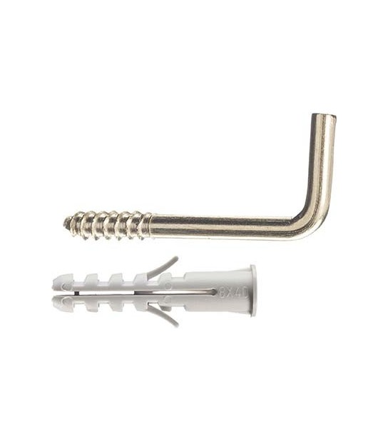 Elematic Tassello Nylon Ep Go 4 Elematic Gancio Quadro Ottonato Cf:Pz 10