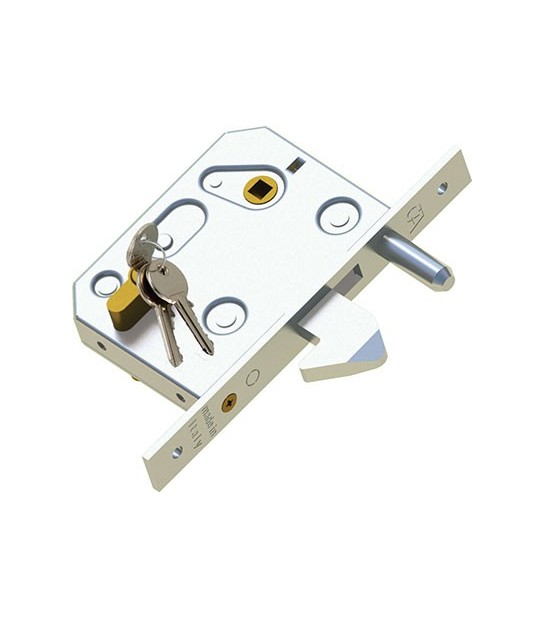 Combi Serratura Cancello Infilare 350 Combi B.Q Zinc F.Mm 25 C.Sagom M1+Q8 E.Mm 60