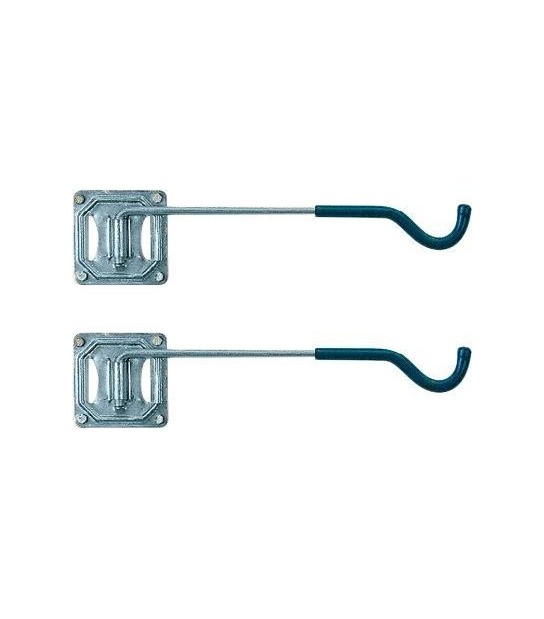 Minutex Gancio Porta Bici Lungo 821 Minutex Acciaio Zincato Con Guaina Cm 37 Cf:Pz 2