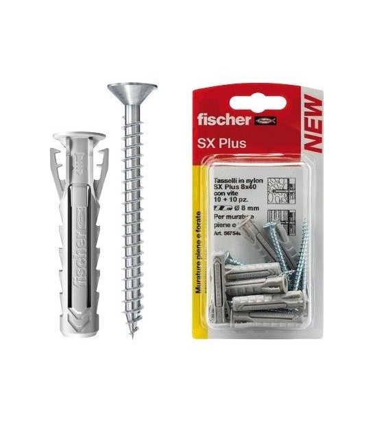 Fischer Tassello Nylon Sx Plus S K Self Fischer Vite Tsp Cava Pz Sx 6X30 Sk Cf:Pz 15